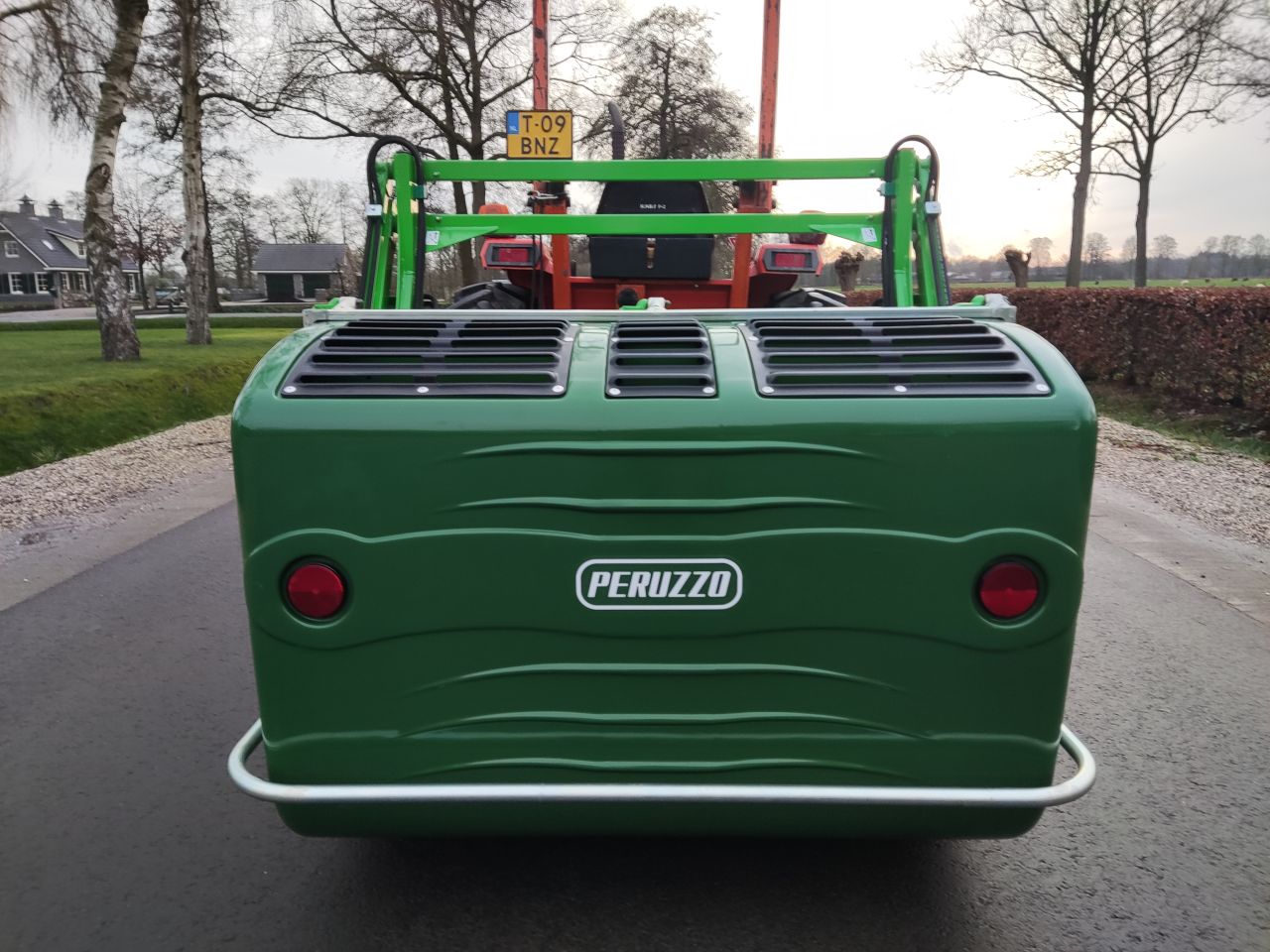 PERUZZO klepelmaaier met opvang (type Koala 1200 Pro, hoog)