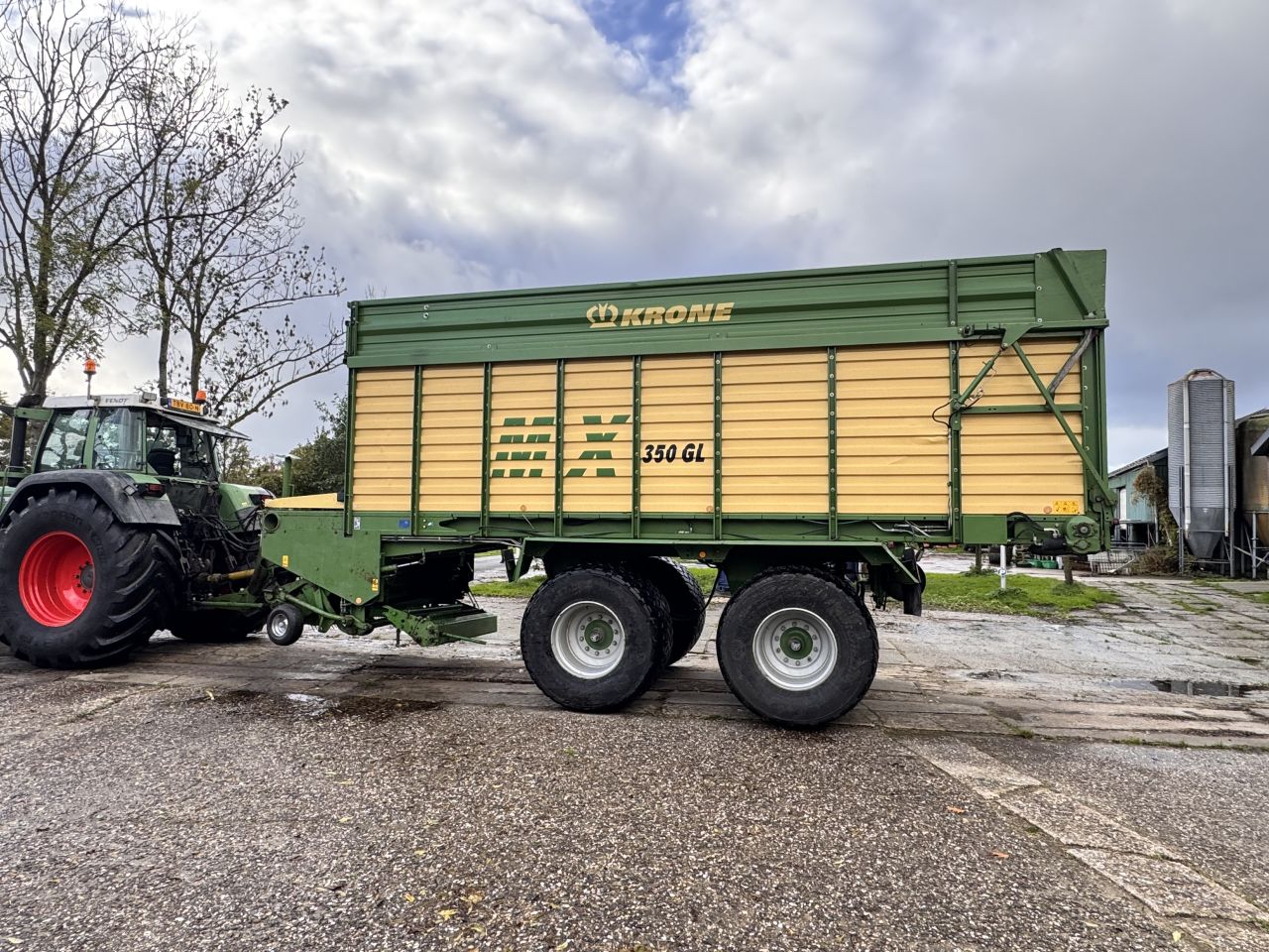 Krone MX 350 GL opraapwagen dubbeldoelwagen