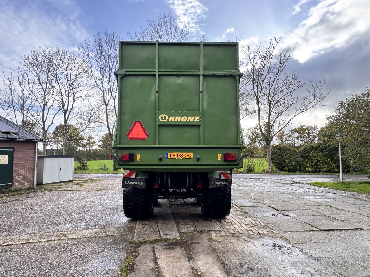 Krone MX 350 GL opraapwagen dubbeldoelwagen