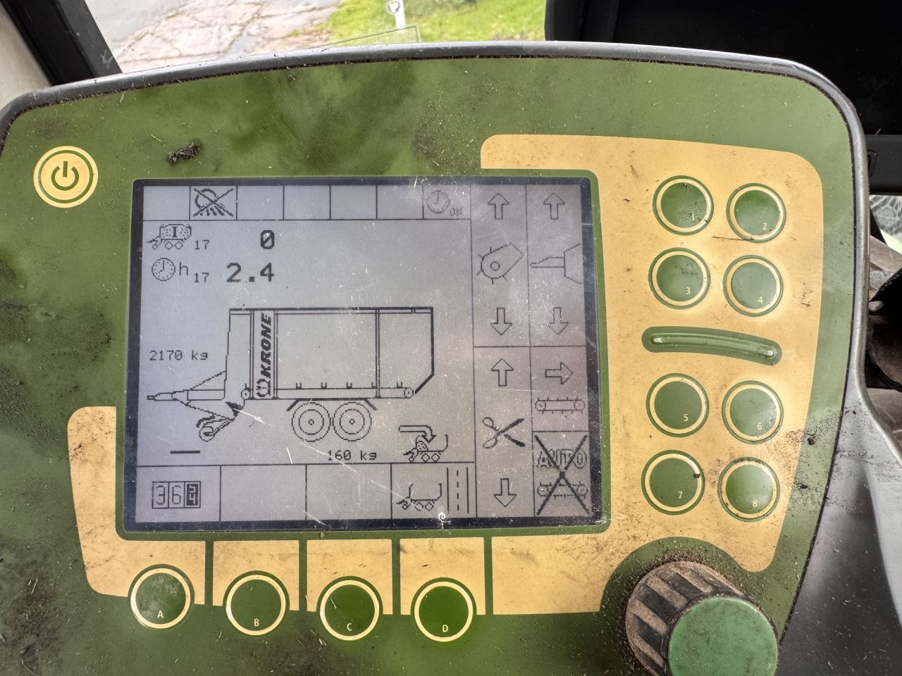 Krone MX 350 GL opraapwagen dubbeldoelwagen