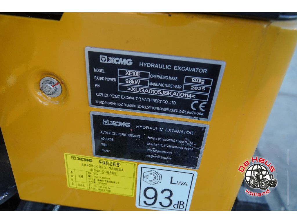 XCMG XE10E graafmachine