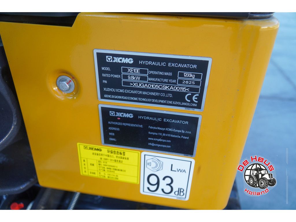 XCMG XE10E graafmachine