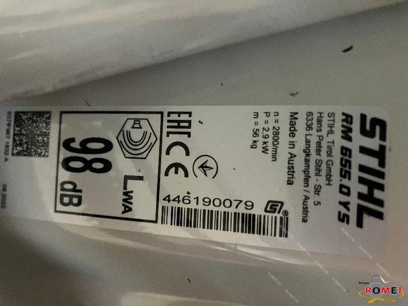 Stihl RM 655 YS
