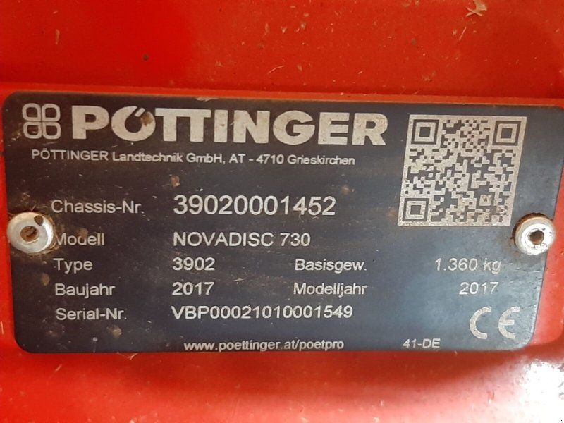 Pöttinger Novadisc 730