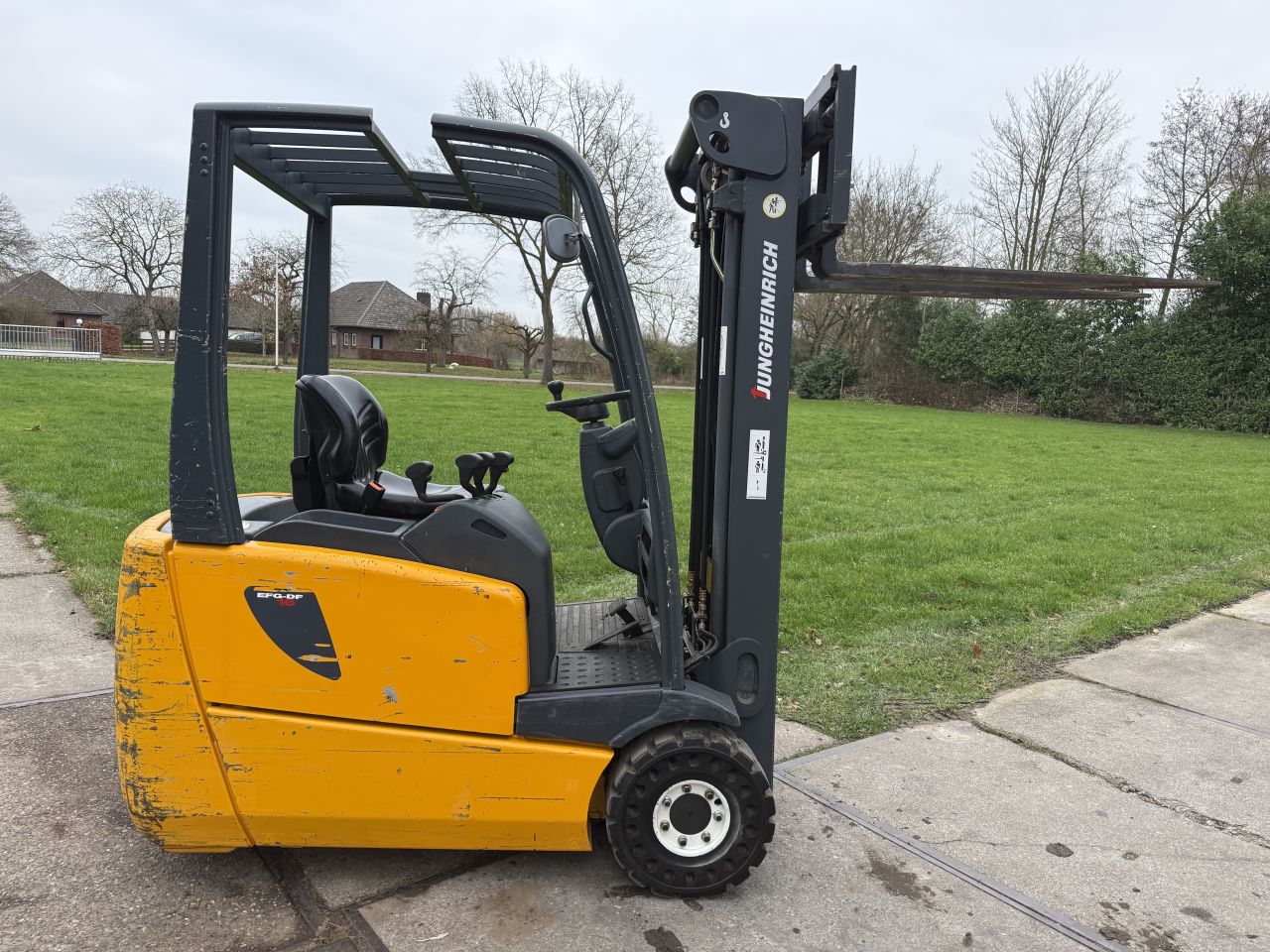 Jungheinrich 1600KG triplex Freelift Sideshift 4e 1900uur