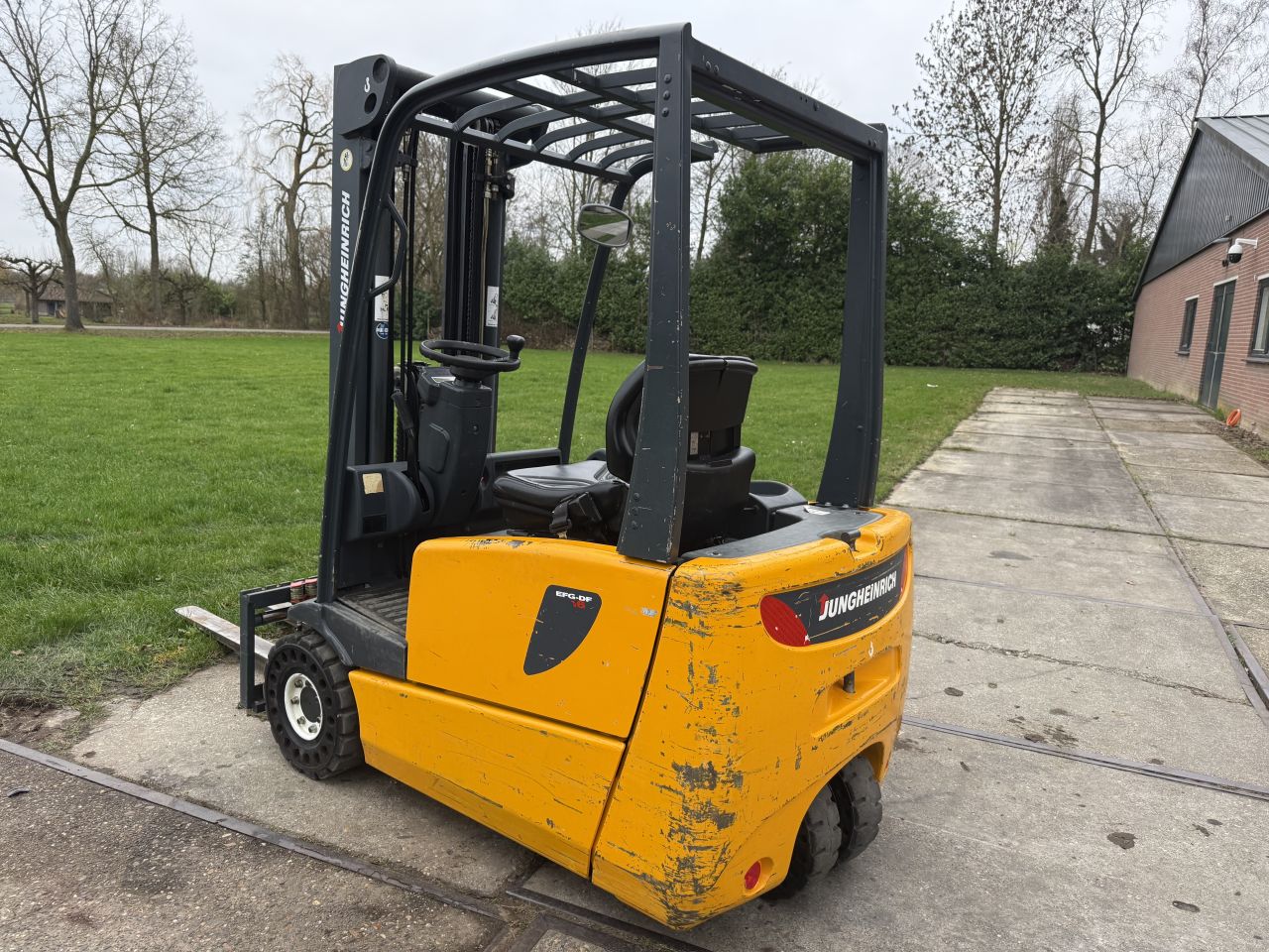 Jungheinrich 1600KG triplex Freelift Sideshift 4e 1900uur