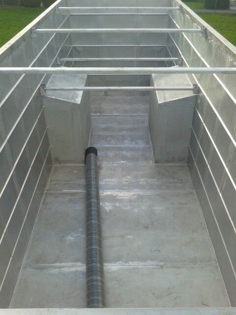 RVS mestcontainer manure container