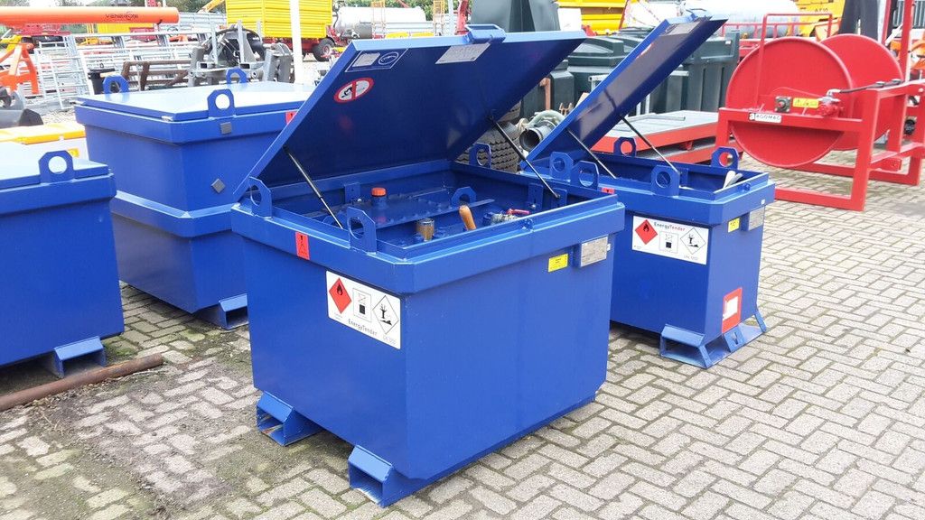 IBC tank met handpomp