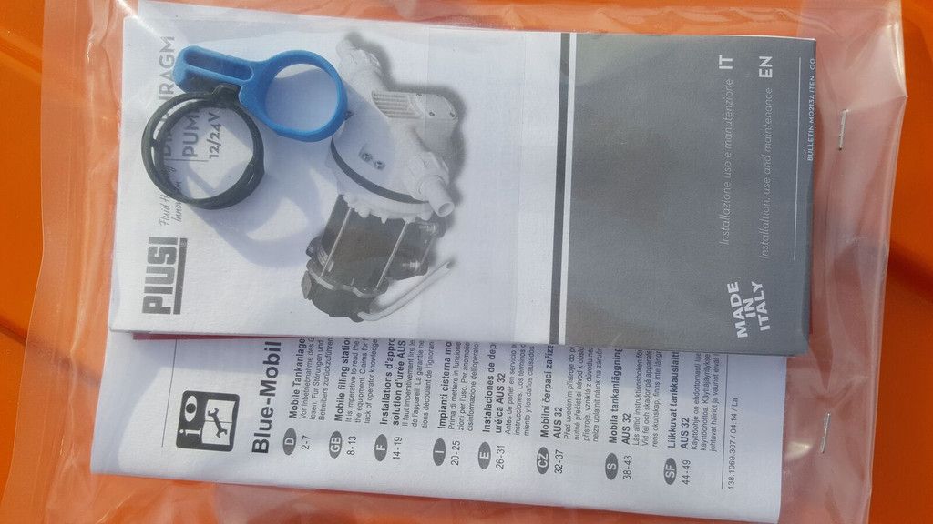 Adblue tank fuel storage tank