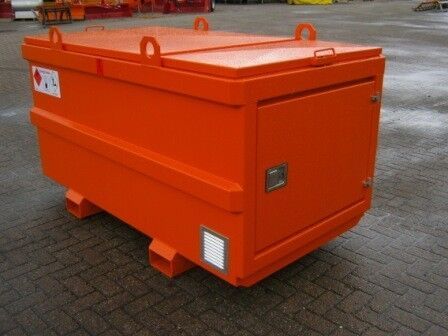 IBC met afsluitb. bovenbak fuel storage tank