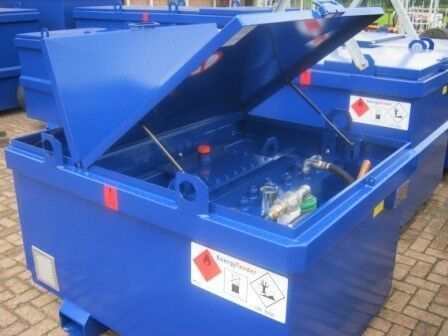 IBC met afsluitb. bovenbak fuel storage tank