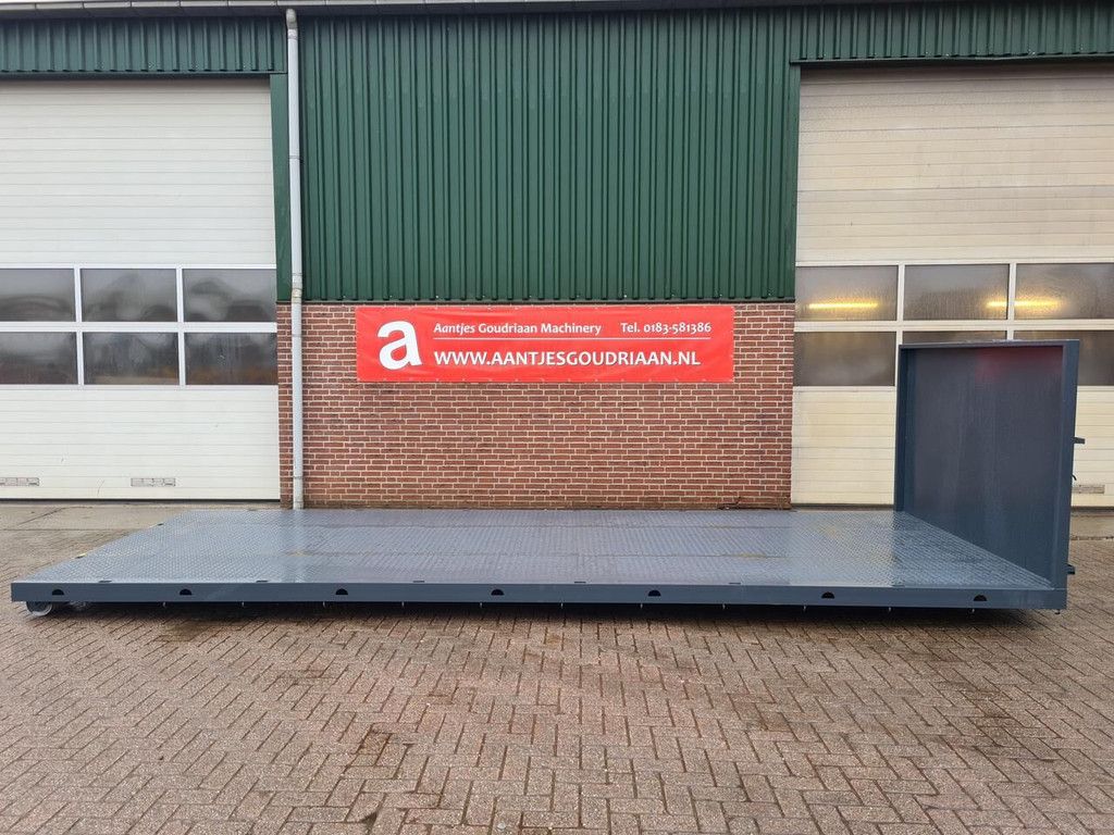 Container flat platform truck body