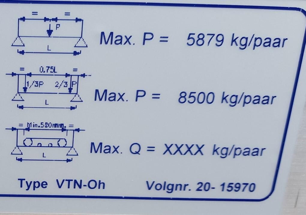 Oprijplanken 3000x450 mm loading ramp