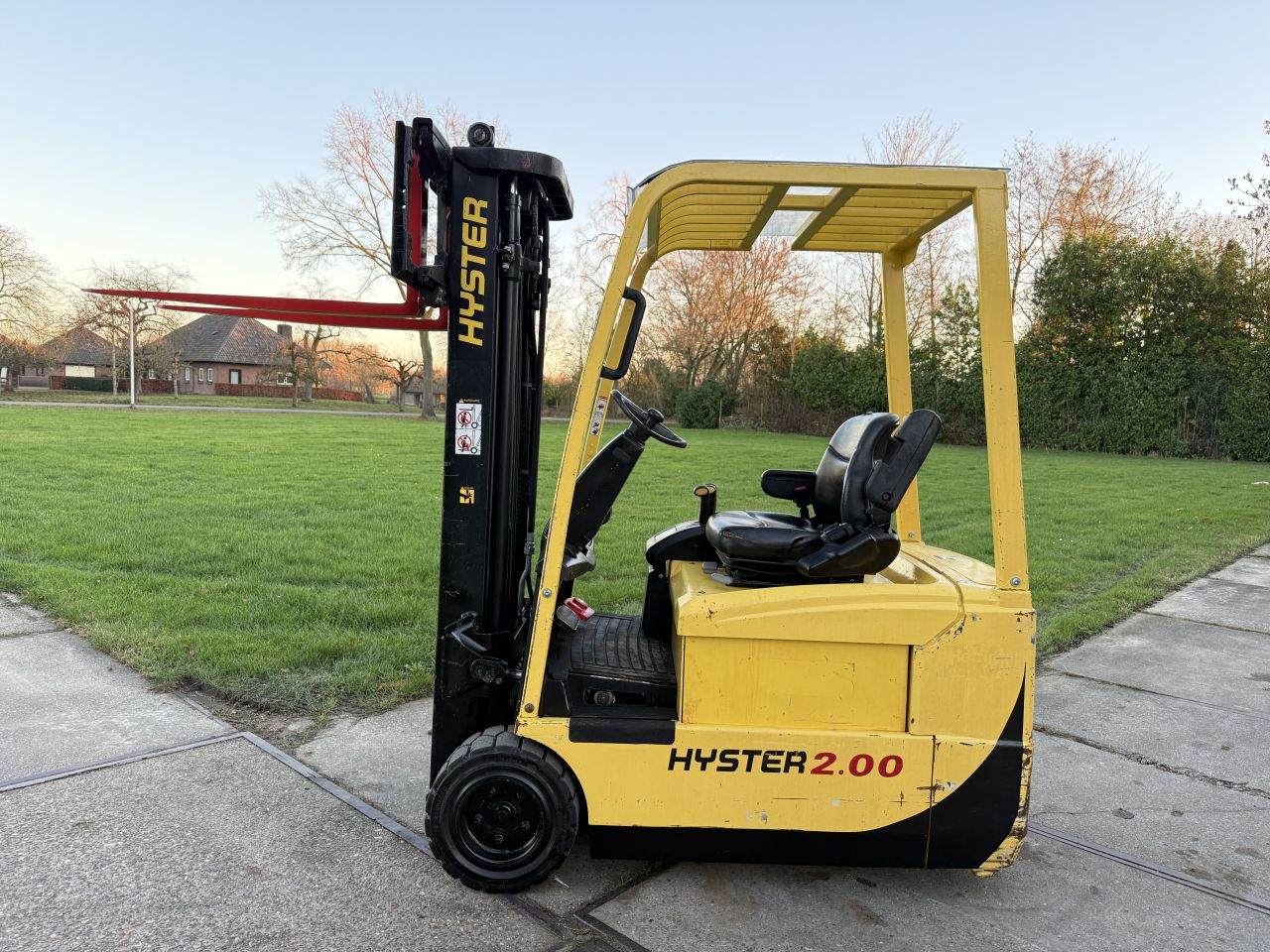 Hyster 2 tonner elektrisch 3-delig 4.9M Sideshift 1800h !