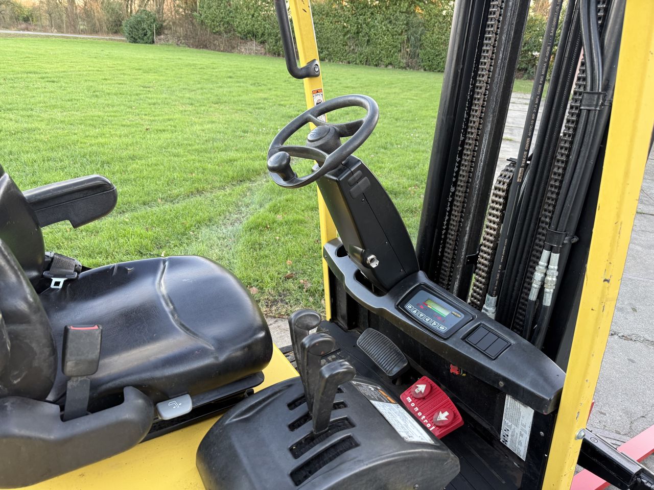 Hyster 2 tonner elektrisch 3-delig 4.9M Sideshift 1800h !