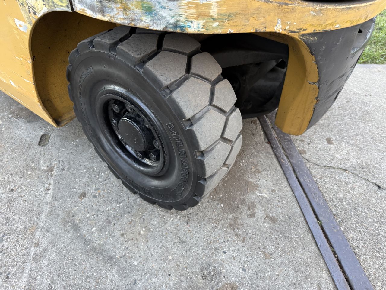 Caterpillar 2500KG elektrisch triplex 4.7M Sideshift 4000uur