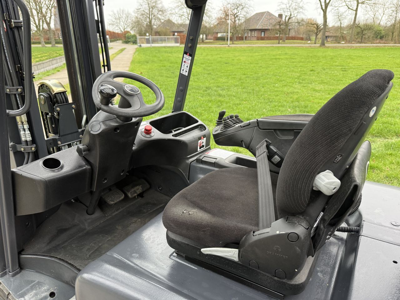 Linde E25 heftruck triplo freelift Sideshift vorkversteller