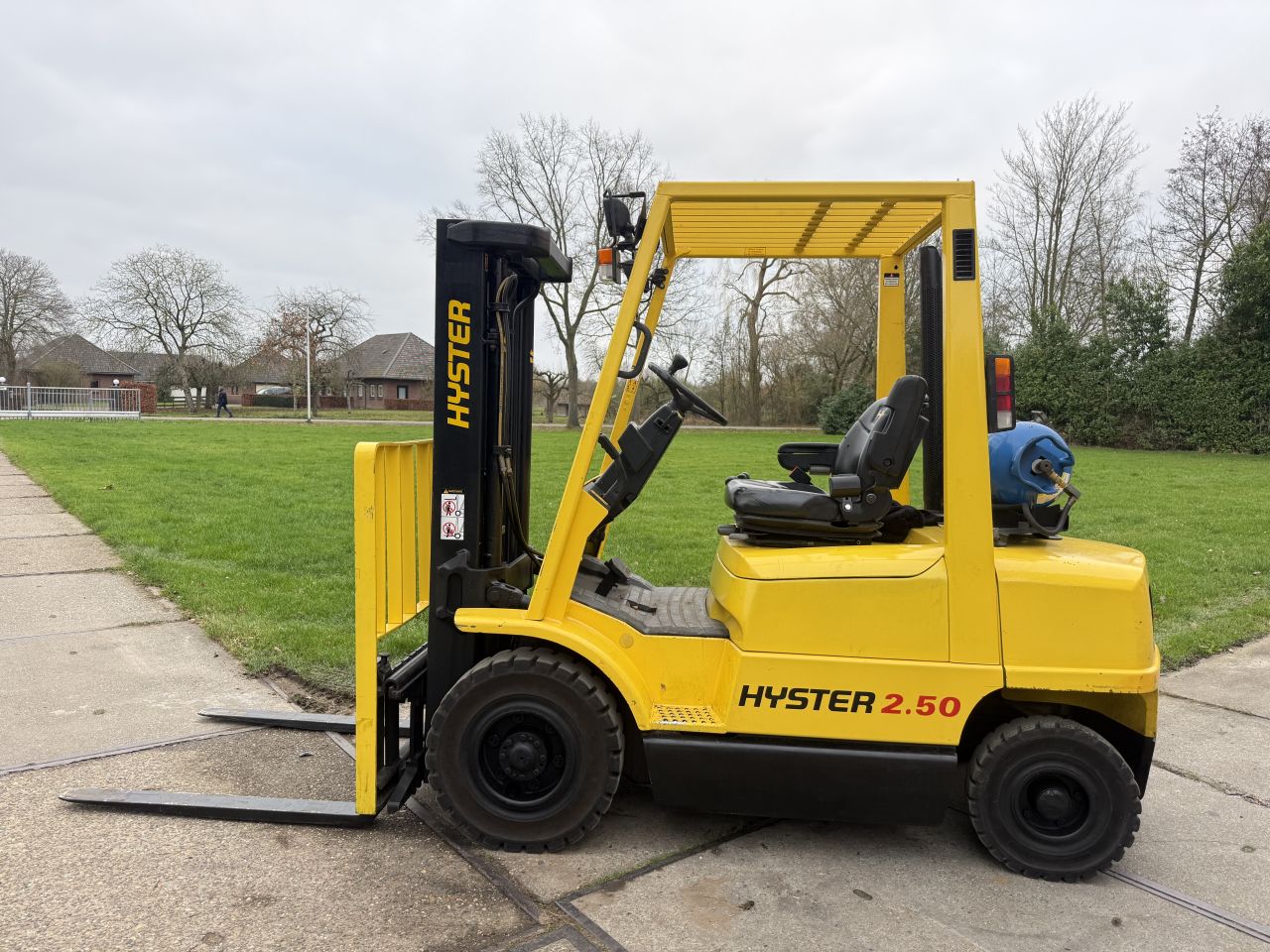 Nette Hyster 2.5 tonner lpg heftruck Freelift Sideshift