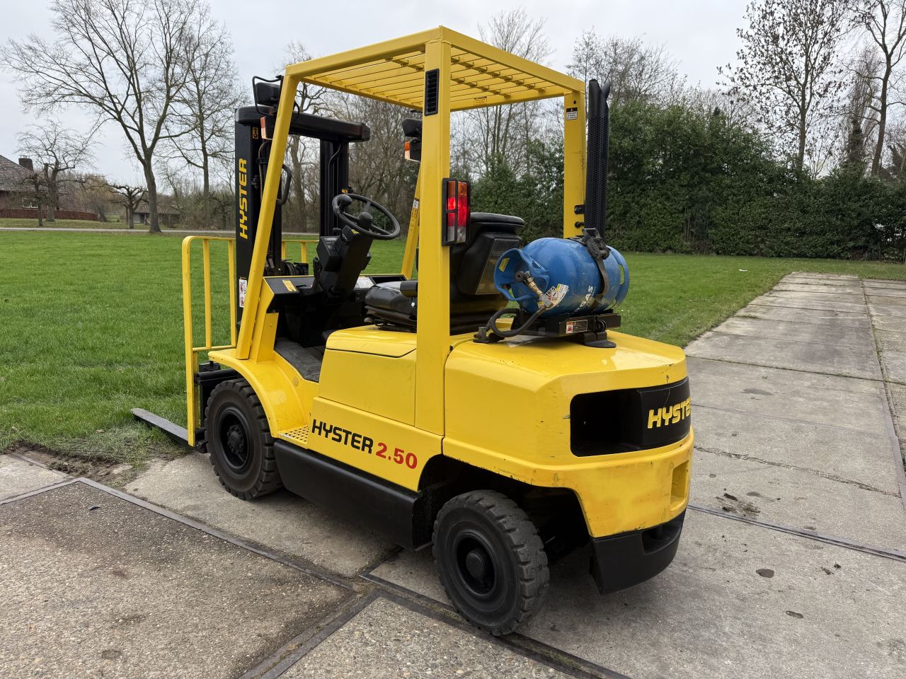 Nette Hyster 2.5 tonner lpg heftruck Freelift Sideshift
