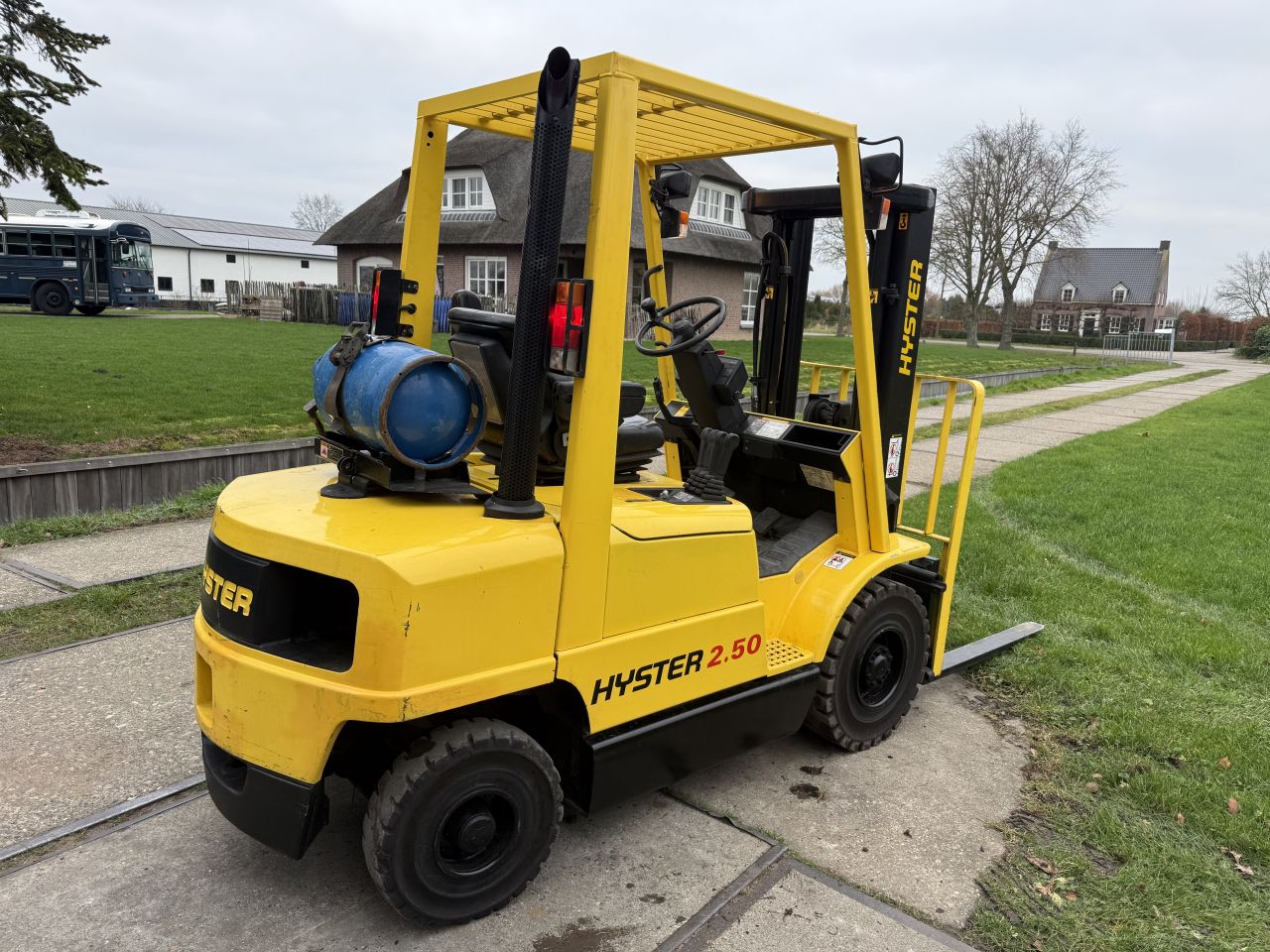 Nette Hyster 2.5 tonner lpg heftruck Freelift Sideshift