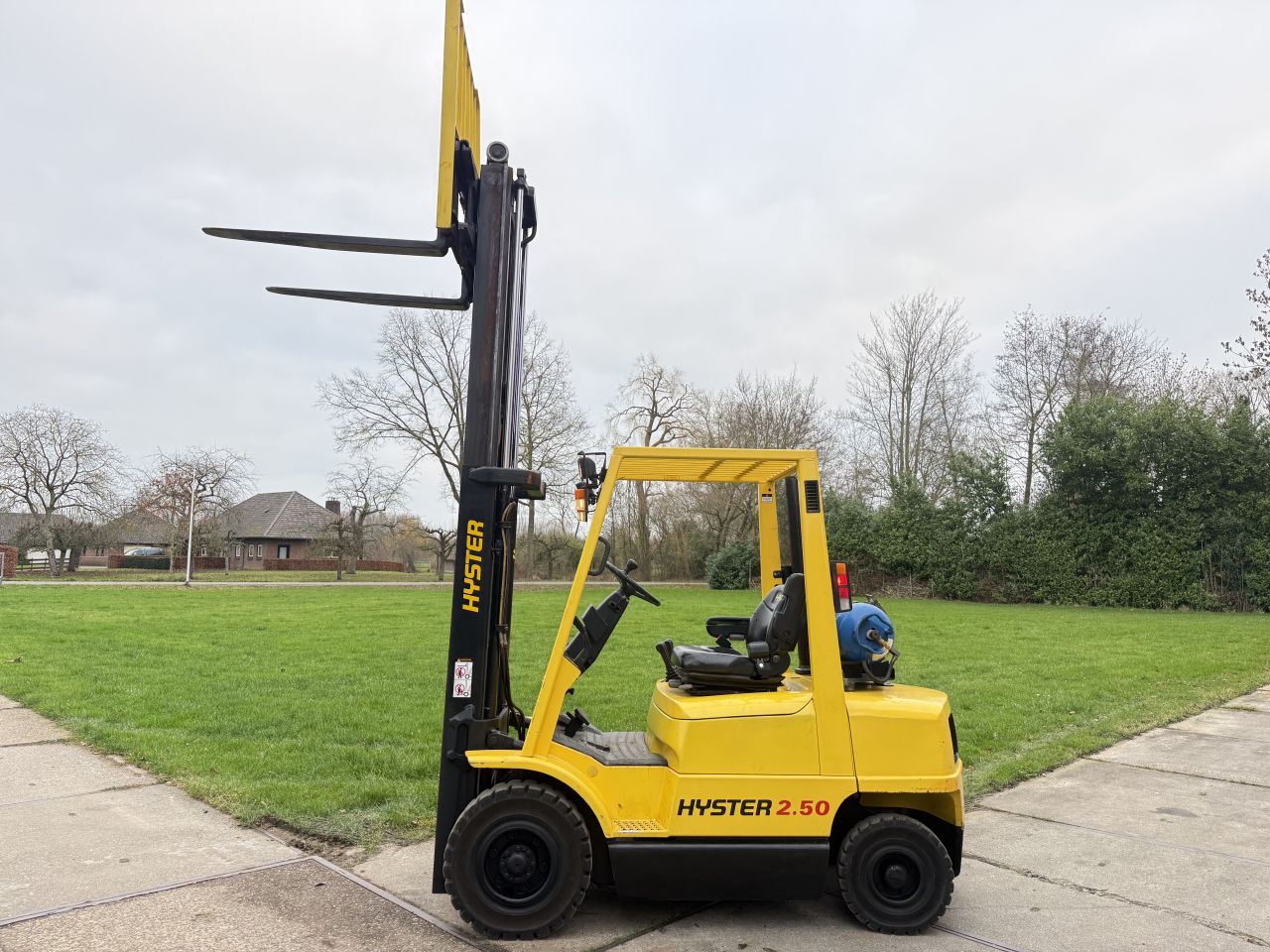 Nette Hyster 2.5 tonner lpg heftruck Freelift Sideshift