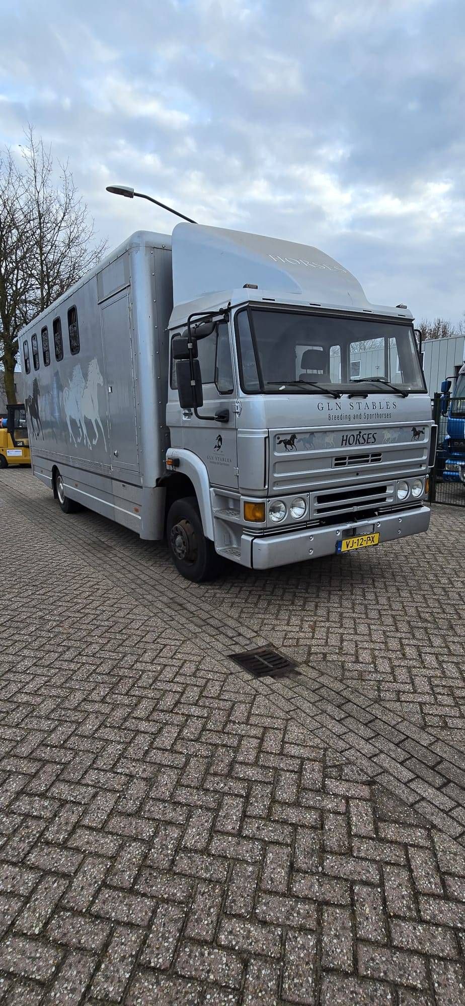 Horse trailer DAF AE64NT Diesel 158 hp 1990