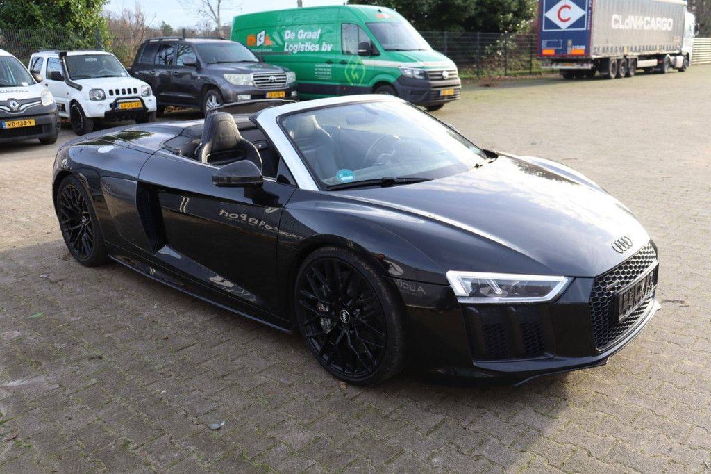 Convertible Audi R8 Petrol 611 hp 2018