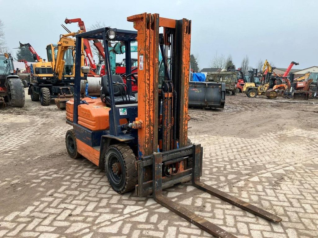 Forklift Toyota 42-5FGF 25 LPG 2500kg 4.7m 1990