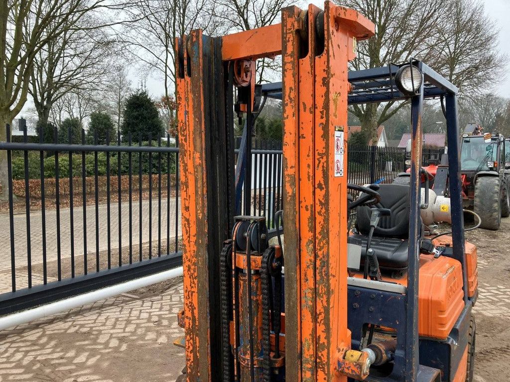 Forklift Toyota 42-5FGF 25 LPG 2500kg 4.7m 1990