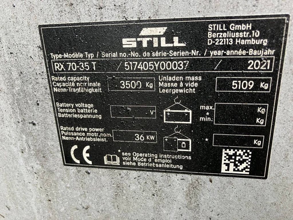 Gabelstapler Still RX 70-35T LPG 3500kg 2,98m 2021