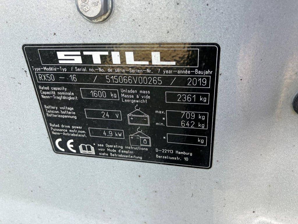 Heftruck Still RX50-16 Elektrisch 1600kg