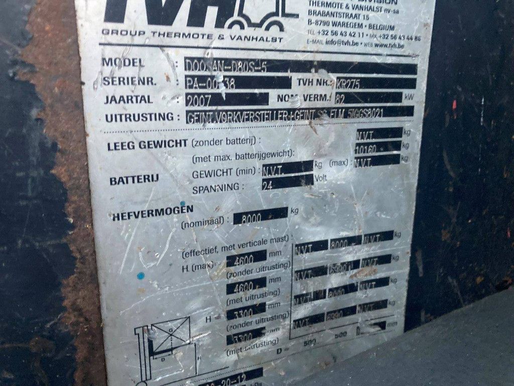 Gabelstapler Doosan D80s-5 Diesel 8000kg