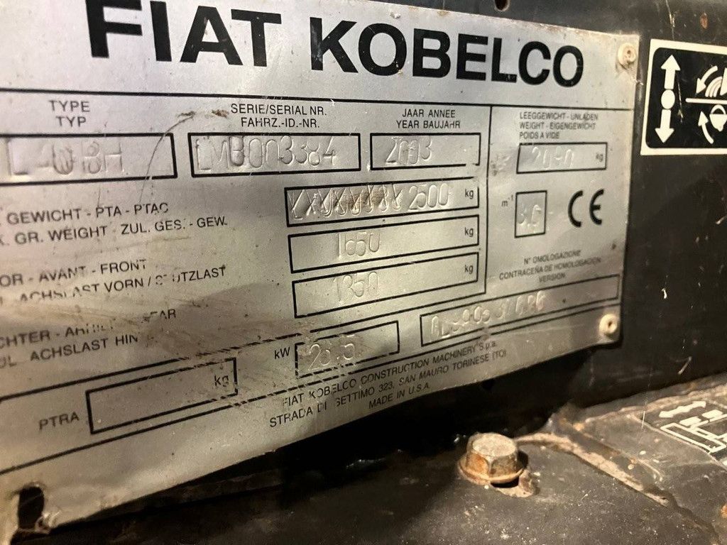 Kompaktlader Fiat Kobelco SL 0BH Diesel 2003