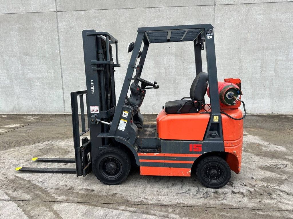 Heftruck Tailift FG15 LPG 1380kg 2008