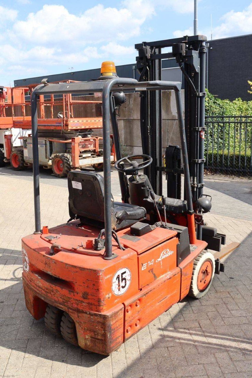 Forklift Linde E14 Electric 1400kg 3.5m 1994