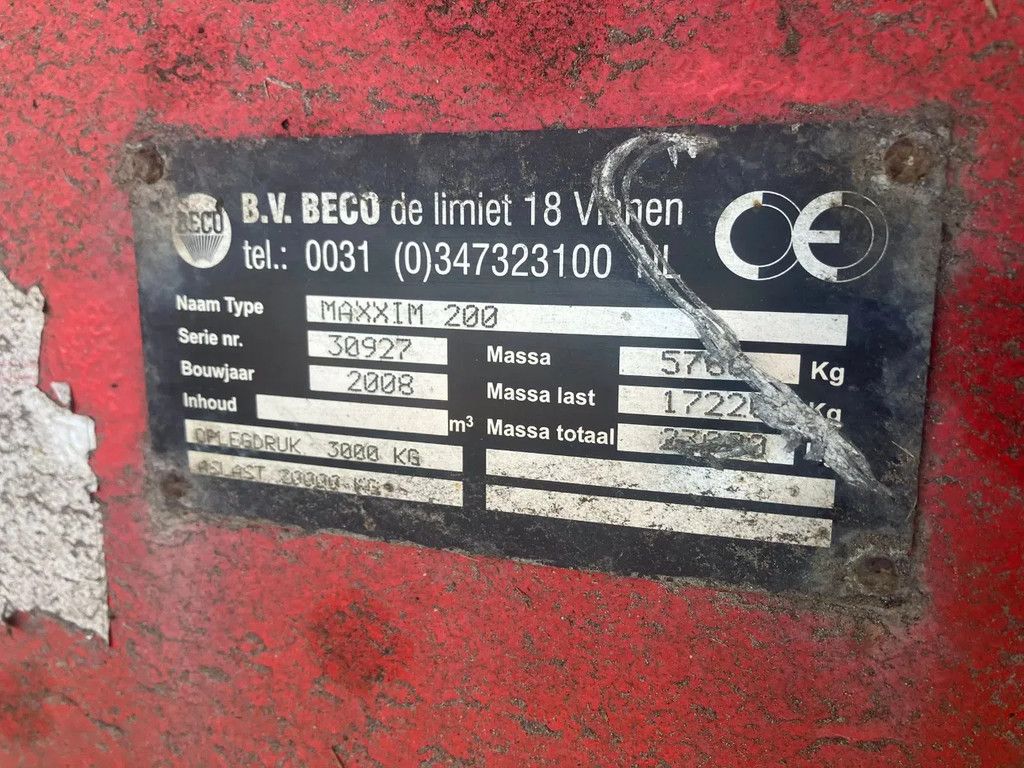 Beco Maxxim 200 Gronddumper Kipper