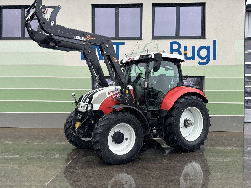 Steyr 4120 Profi mit Hauer XP110