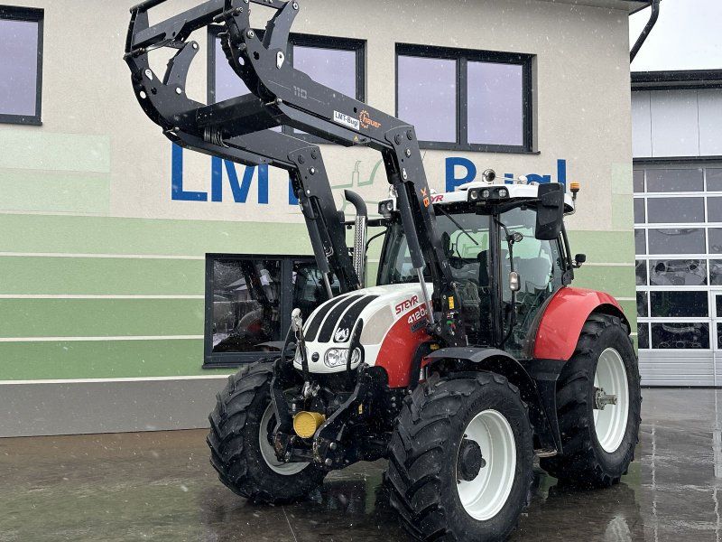 Steyr 4120 Profi mit Hauer XP110