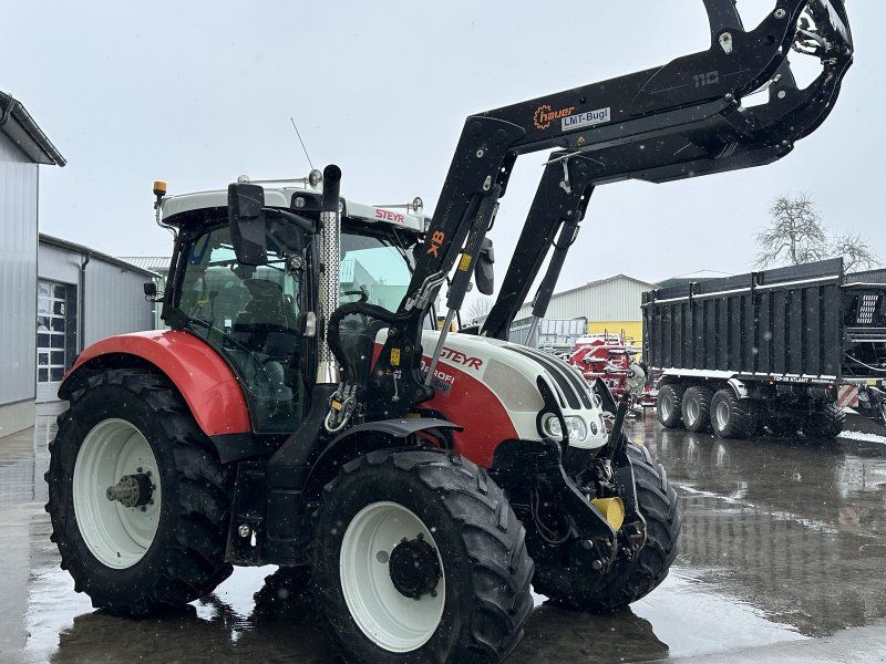 Steyr 4120 Profi mit Hauer XP110