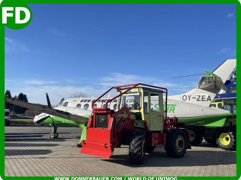 Mercedes-Benz MB Trac 800 Forst , 2 x 6 Tonnen Werner , mit Österreich Typensc