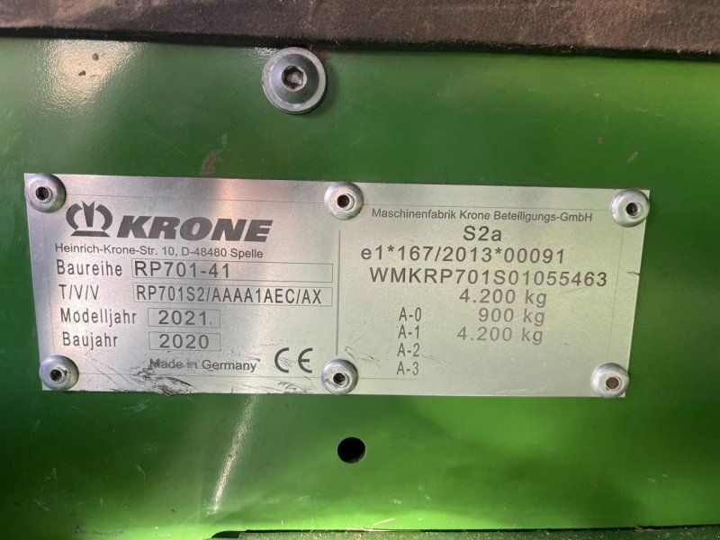 Krone COMPRIMA V 180 XC
