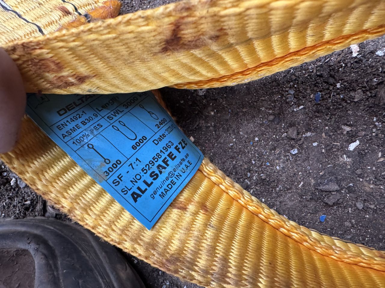 Hijsbanden hijsstroppen stroppen spanbanden ketting