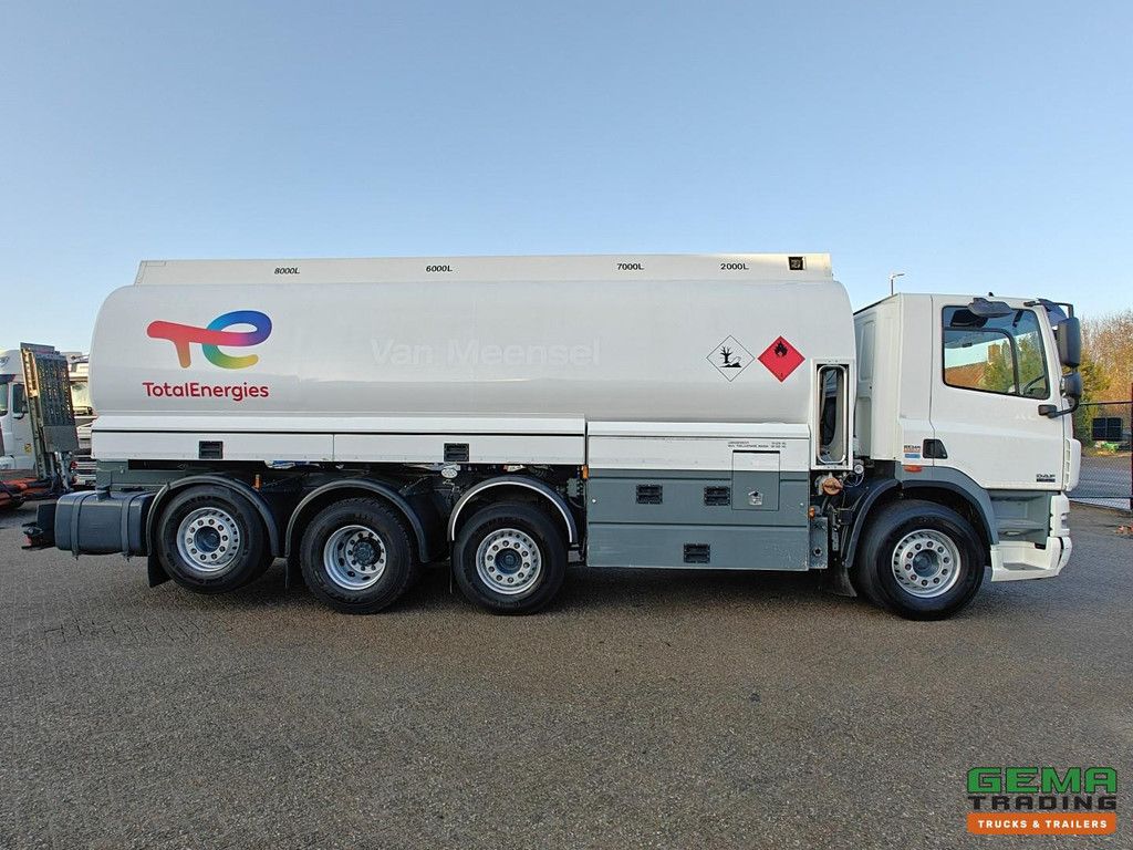 DAF CF 85.410 FAK 8x2/6 Tageskabine Euro5 - 24800L - 4 Abteile - Alfons Haar - Kompressor - ADR FL AT - 07/2026 TÜV