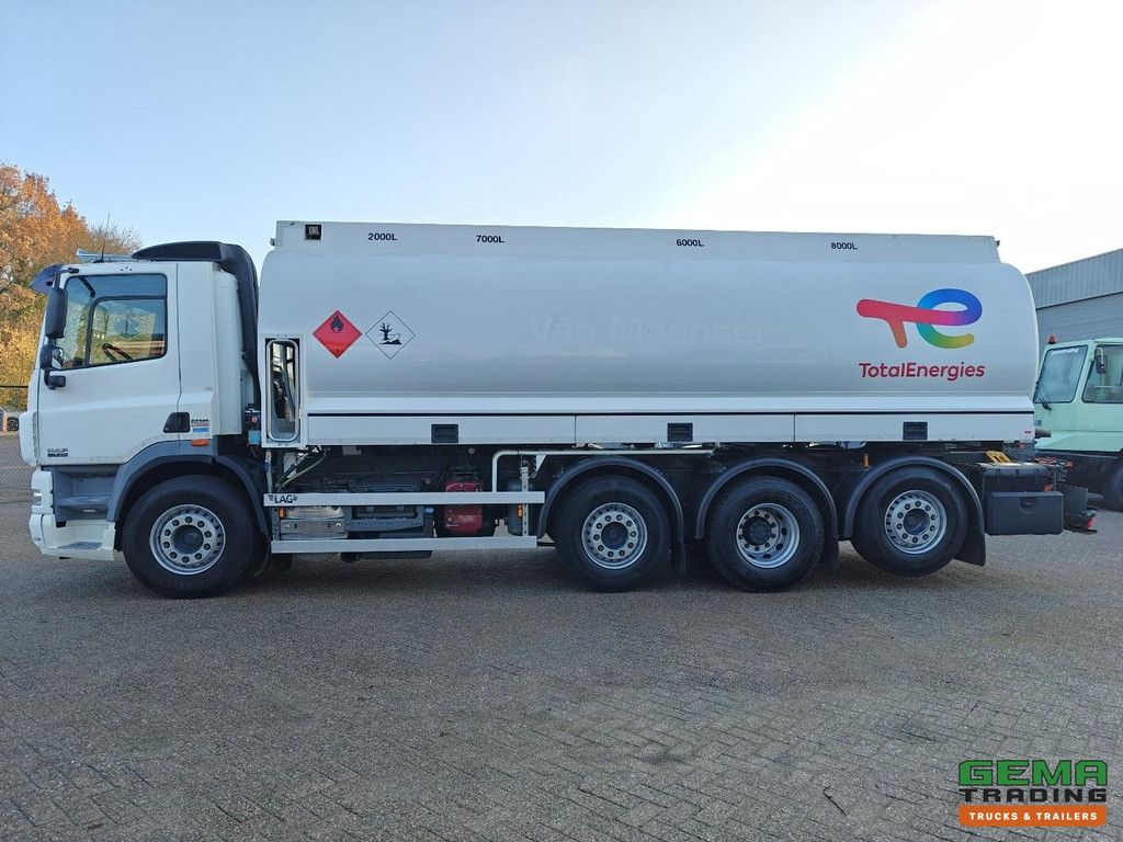 DAF CF 85.410 FAK 8x2/6 Tageskabine Euro5 - 24800L - 4 Abteile - Alfons Haar - Kompressor - ADR FL AT - 07/2026 TÜV