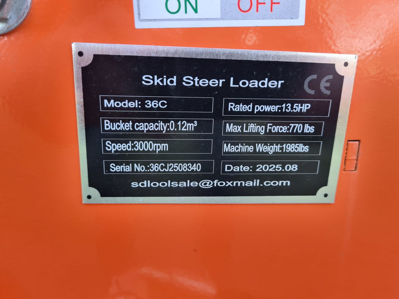 Skid Steer mini Loader rupslader shovel MS 36C nieuw!!!!