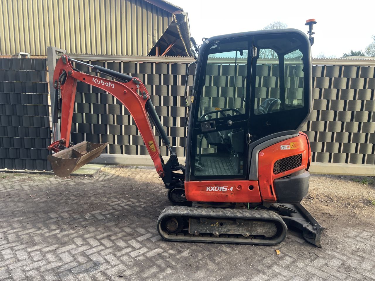 Kubota KX016-4 mini graafmachine bobcat hitachi yanmar