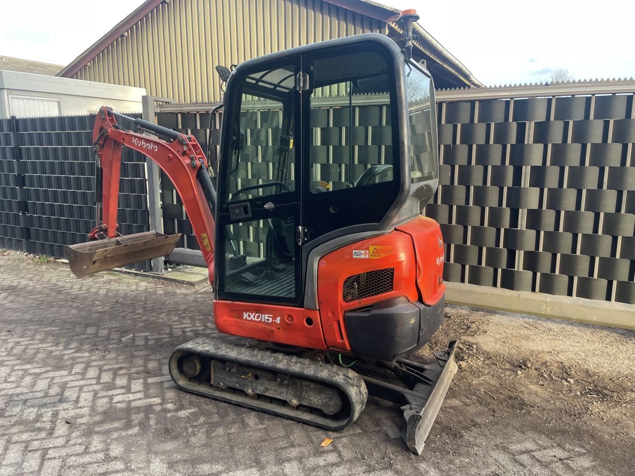 Kubota KX016-4 mini graafmachine bobcat hitachi yanmar
