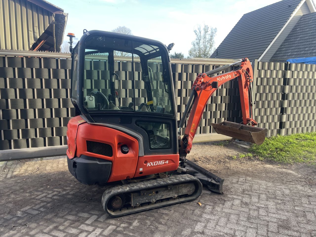 Kubota KX016-4 mini graafmachine bobcat hitachi yanmar