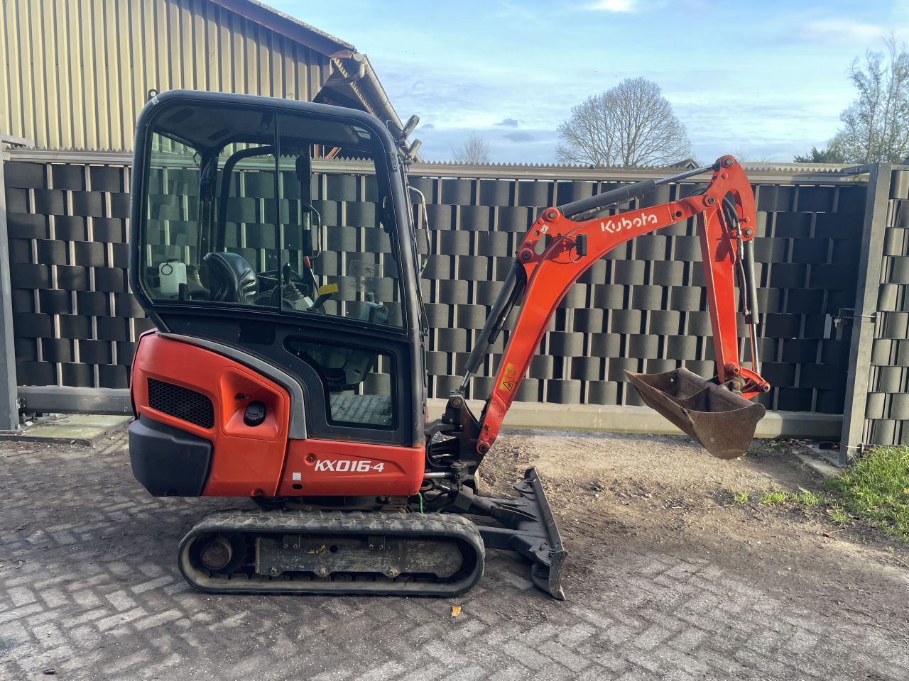 Kubota KX016-4 mini graafmachine bobcat hitachi yanmar