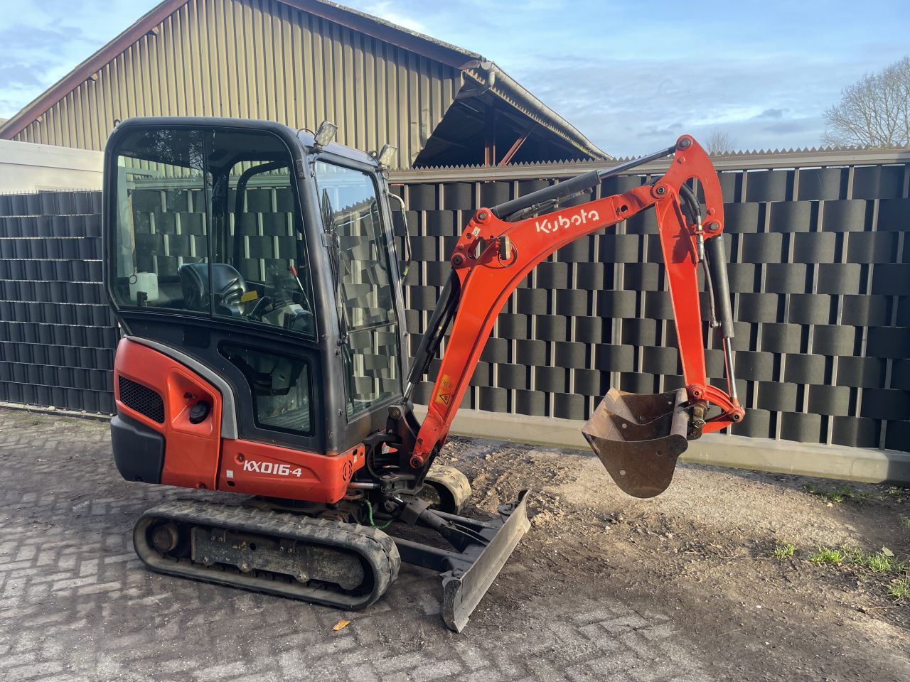 Kubota KX016-4 mini graafmachine bobcat hitachi yanmar